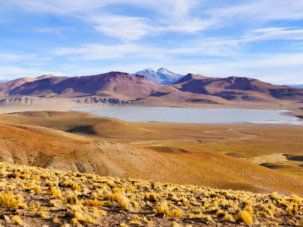 istock Beautiful Mountains Landscape with sky and clouds in Bolivia 1162605948