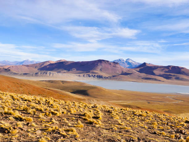 istock Beautiful Mountains Landscape with sky and clouds in Bolivia 1162606485