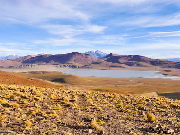 istock Beautiful Mountains Landscape with sky and clouds in Bolivia 1162606504