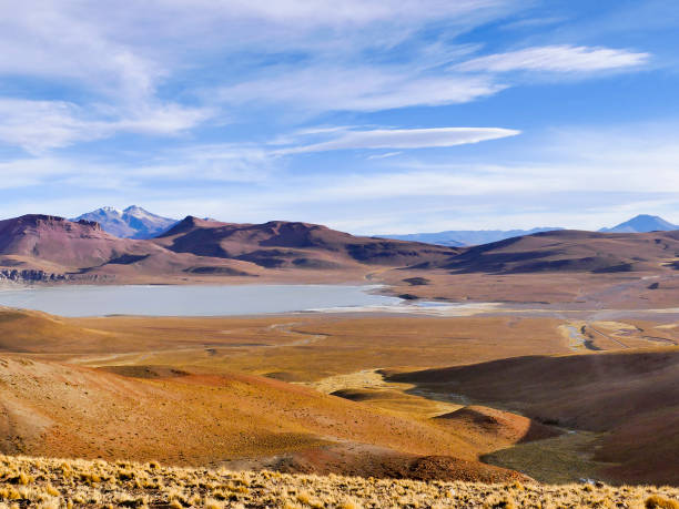 istock Beautiful Mountains Landscape with sky and clouds in Bolivia 1162606533