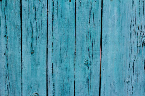 istock Old wooden background. Turquoise old boards. 1162608435