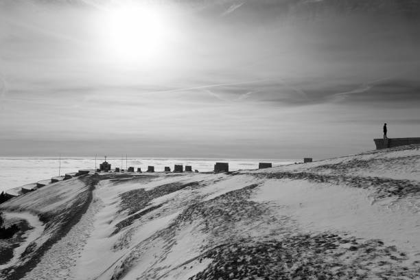 istock Monte grappa war memorial winter view, Italy 1162610958