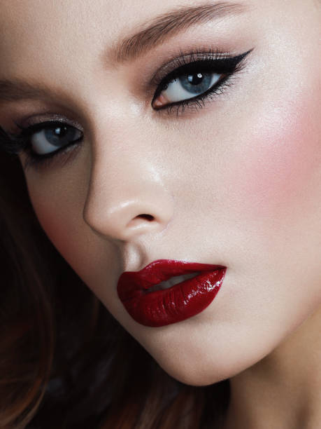 istock Beautiful woman with bright make-up 1162610987