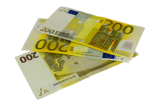 istock Banknotes of 200 EUR 1162611178