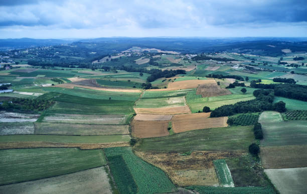 航空風景ストック写真 - massachusetts agriculture crop farm ストックフォトと画像