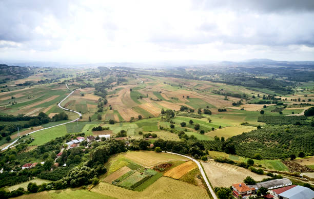 航空風景ストック写真 - massachusetts agriculture crop farm ストックフォトと画像