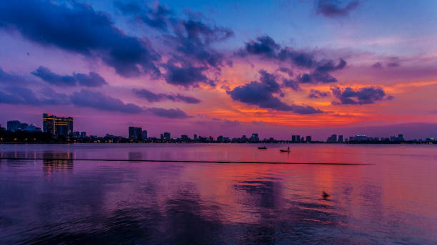 istock Sunset landscape in west lake Hanoi 1162613565