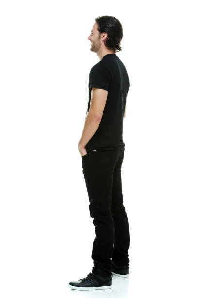 istock Handsome man wearing t-shirt and jeans 1162614317