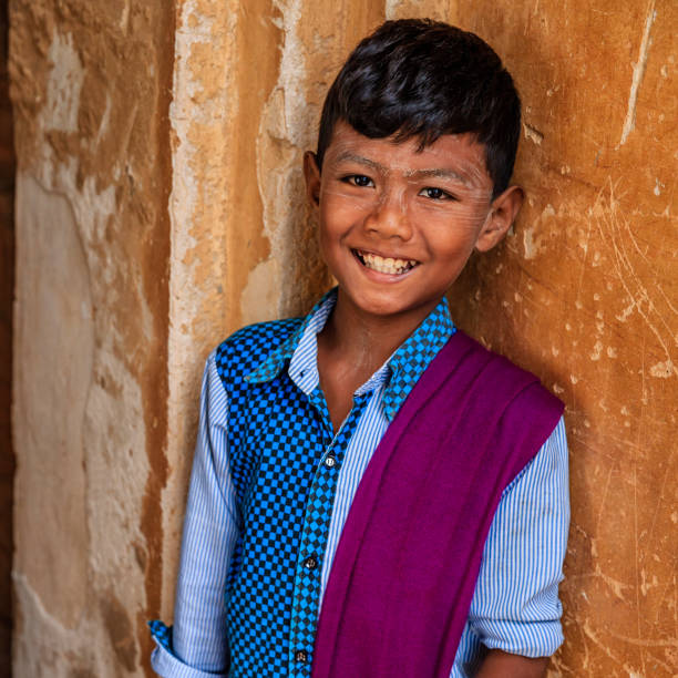 istock Young Burmese boy in temple, Old Bagan, Myanmar 1162619271