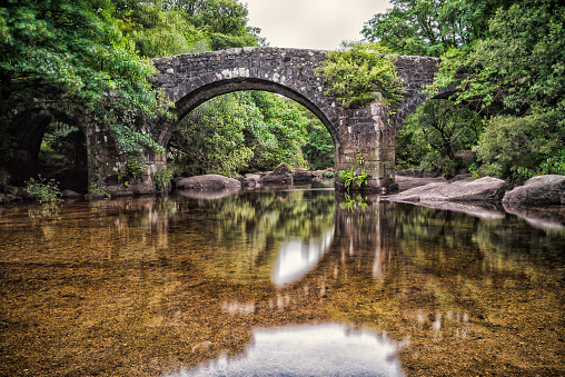 The Road Bridge at Hexworthy, Dartmoor