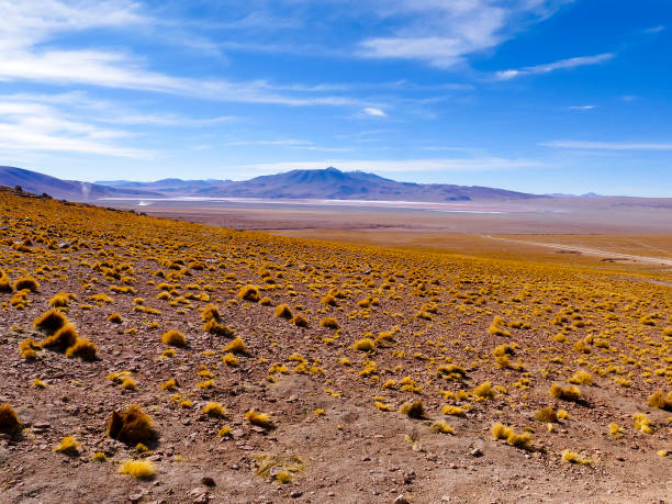 istock Beautiful Mountains Landscape with sky and clouds in Bolivia 1162622632
