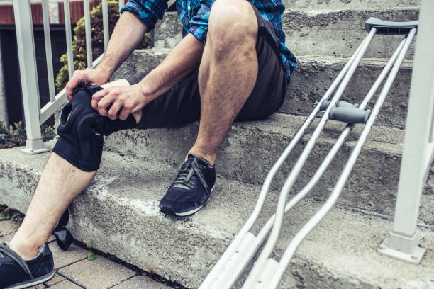 istock After an accident at soccer he will have to skip a few games 1162624420