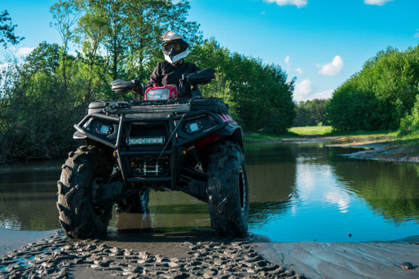 istock ATV in nature. Quad bike rides. 1162626464