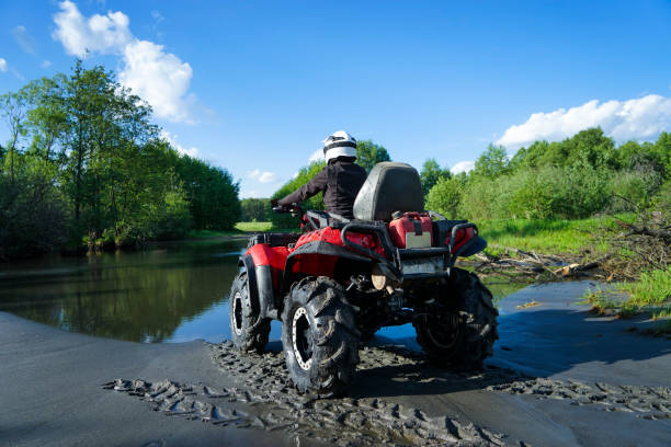 istock ATV in nature. Quad bike rides. 1162626465