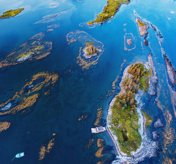 istock Aerial View of Nova Scotian Coastline 1162629591