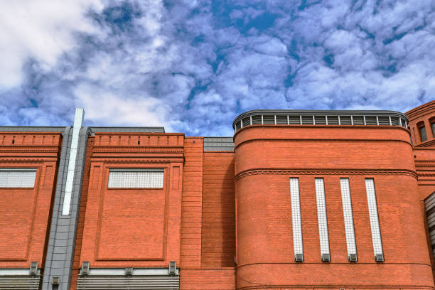 istock Red brick wall in an old brewery 1162632950