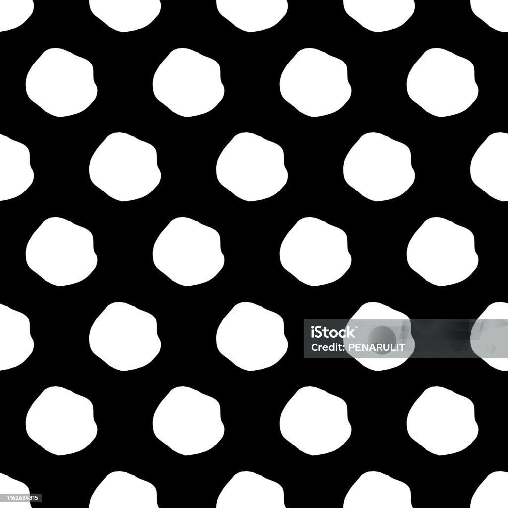 Vector Spot Pattern Hand Drawn Spot Vector Seamless Pattern Stock Illustration - Download ...