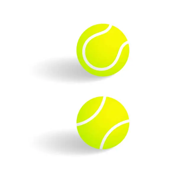 Vector illustration of Tennis Balls