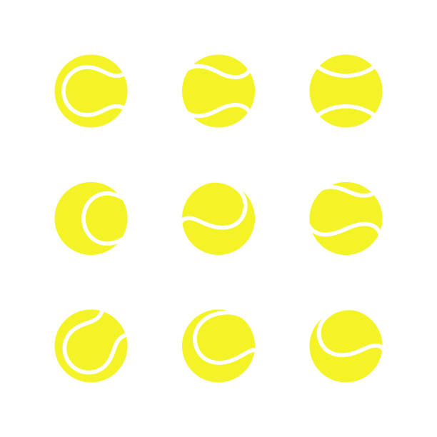 illustrations, cliparts, dessins animés et icônes de balles de tennis - tennis