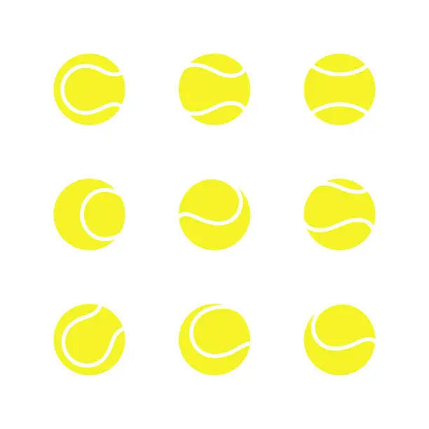 Vector illustration of Tennis Balls