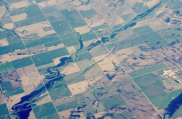 istock Farmland In Plain States Of America 1162636794