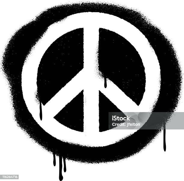 Pokój - Stockowe grafiki wektorowe i więcej obrazów Symbole Pokoju - Symbole Pokoju, Graffiti, Symbol pokoju