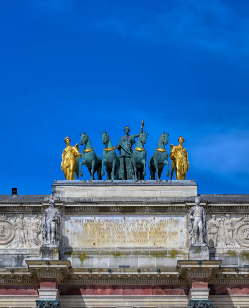 istock Arc de Triomphe du Carrousel located in Paris, France 1162663439
