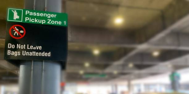 istock Airport Sign Passenger Pickup 1162672735
