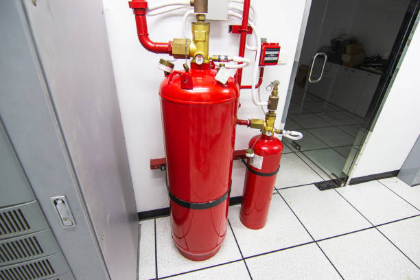 istock FM-200 Suppression Systems, FM200 Gas Flooding System 1162674884