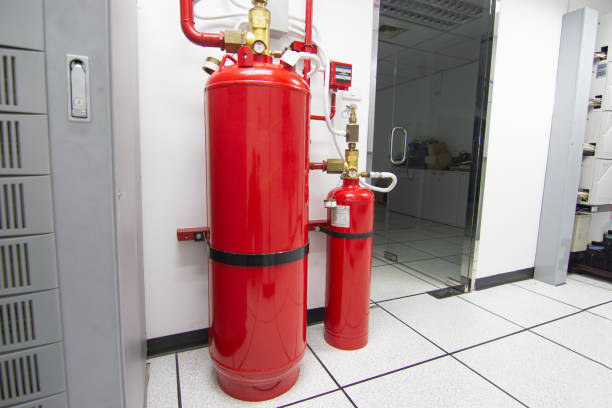 istock FM-200 Suppression Systems, FM200 Gas Flooding System 1162674907