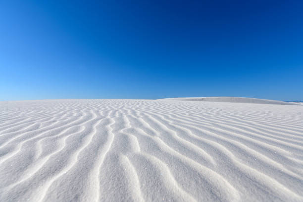 모래의 잔물결 - sand sand dune white sands national monument desert 뉴스 사진 이미지