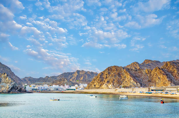 Mountain Landscape with calm sea