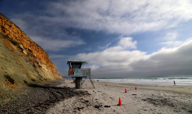 istock Lifeguard Tower at Torrey Pines State Beach, La Jolla, California 1162688767