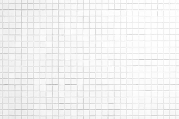istock White mosaic tiles shower texture background 1162689050