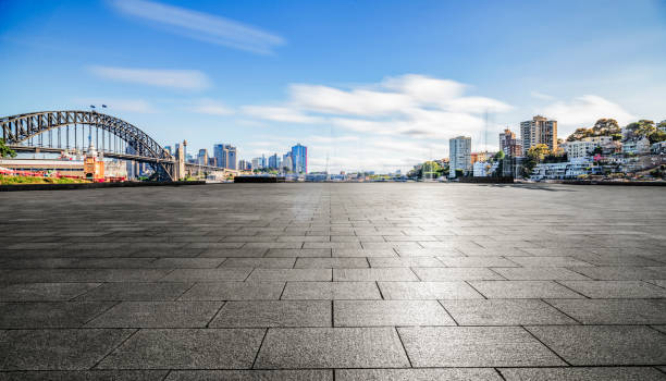 istock urban square at sydney harbor 1162691393