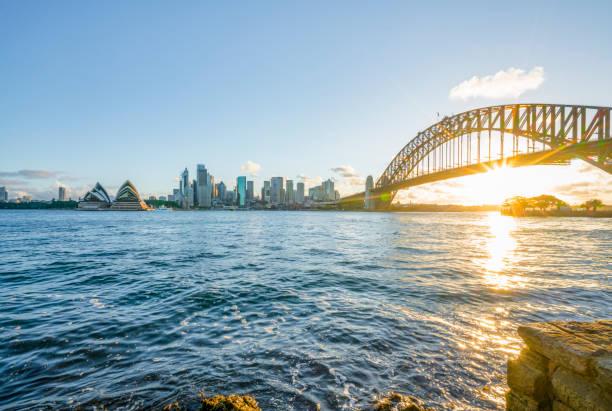 istock view of sydney harbor during sunset,Australia 1162691458