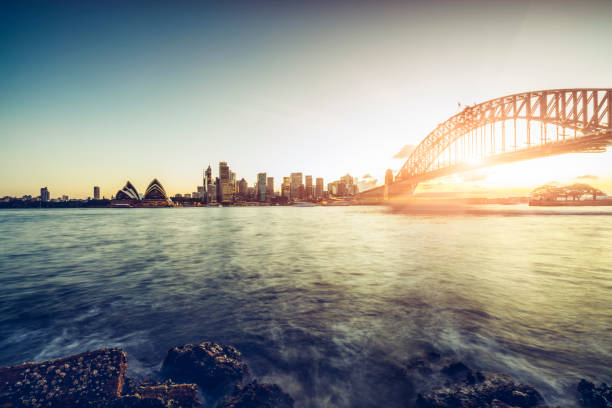istock view of sydney harbor during sunset,Australia 1162692125