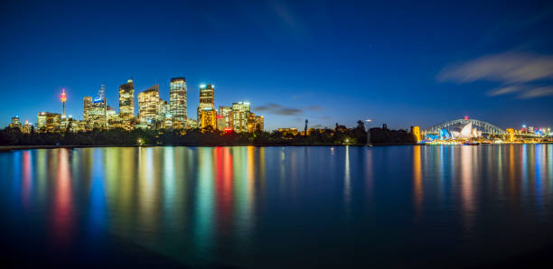 istock Panoramic view of sydney harbor skyline against sky,Australia 1162692314