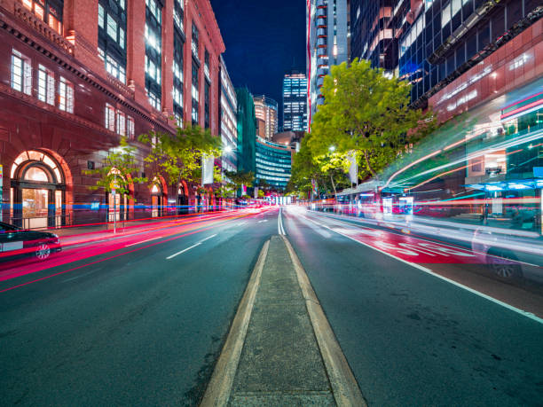 istock night traffic in Sydney downtown 1162692366