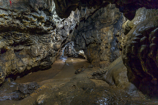Inside path of  Mawsmai Cave,Cherrapunjee,Meghalaya,India