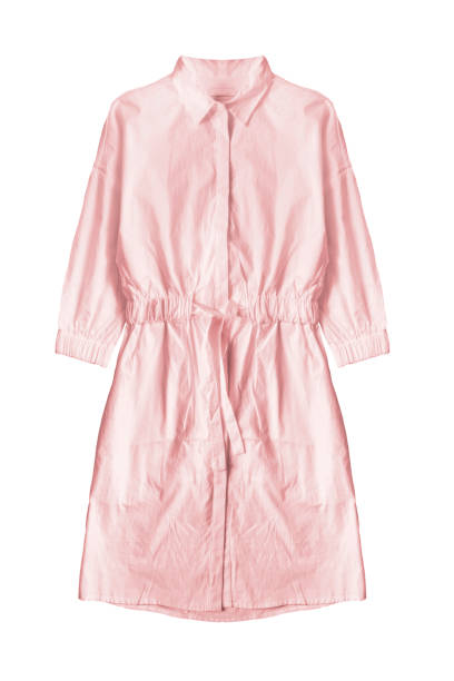 istock Pink dress isolated 1162703411