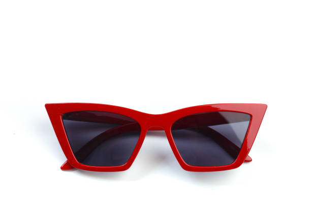 istock red modern sunglasses isolated on white background - Image 1162709584