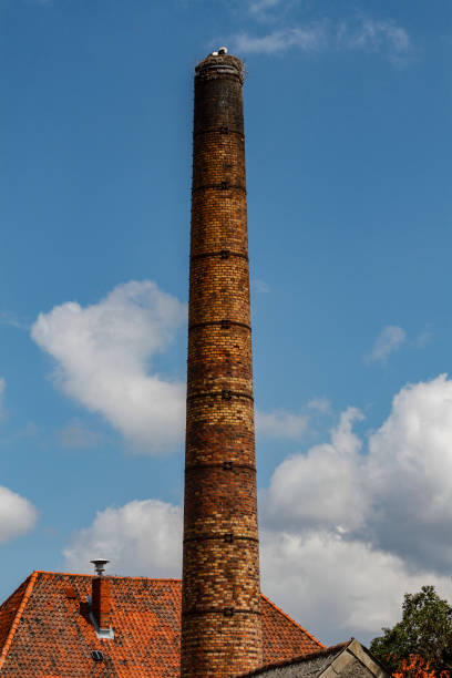 Chimney with storks