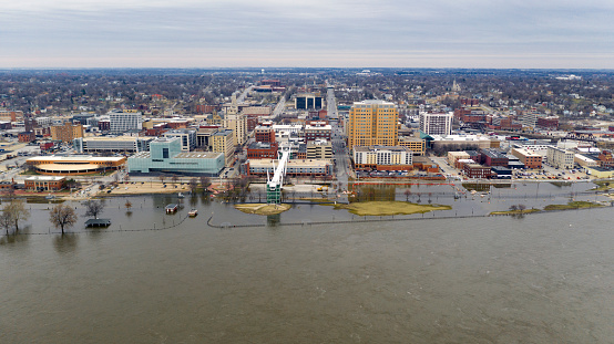 The flooding continues all across the midwest and indeed here in Davenport in 2019