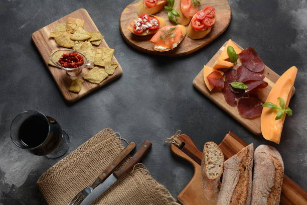 istock Brushetta or traditional Spanish tapas 1162718555
