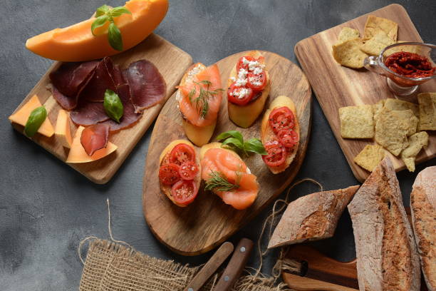 istock Brushetta or traditional Spanish tapas 1162719926