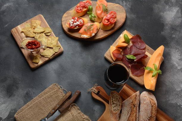 istock Brushetta or traditional Spanish tapas 1162719950