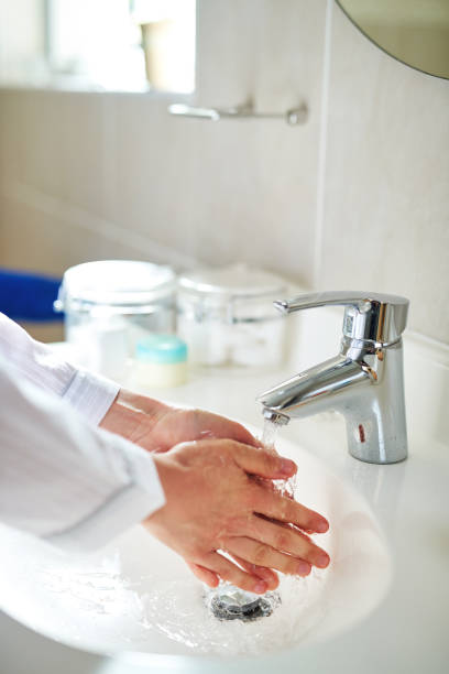 istock Life starts after washing hands 1162720207