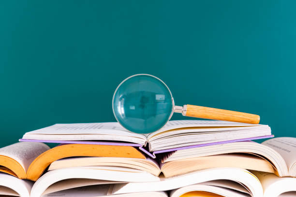 istock Concept of education or back to school on green background 1162724932