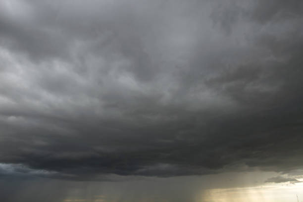 istock Beautiful storm sky with clouds, apocalypse, tunder, tornado 1162726420